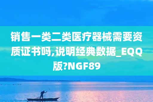 销售一类二类医疗器械需要资质证书吗,说明经典数据_EQQ版?NGF89