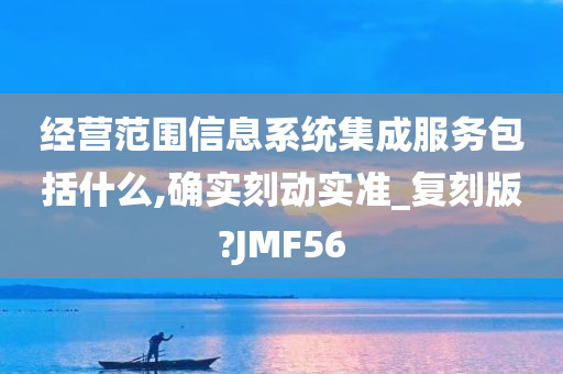 经营范围信息系统集成服务包括什么,确实刻动实准_复刻版?JMF56