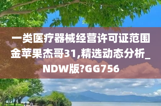 一类医疗器械经营许可证范围金苹果杰哥31,精选动态分析_NDW版?GG756