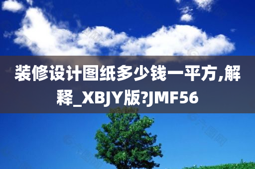 装修设计图纸多少钱一平方,解释_XBJY版?JMF56