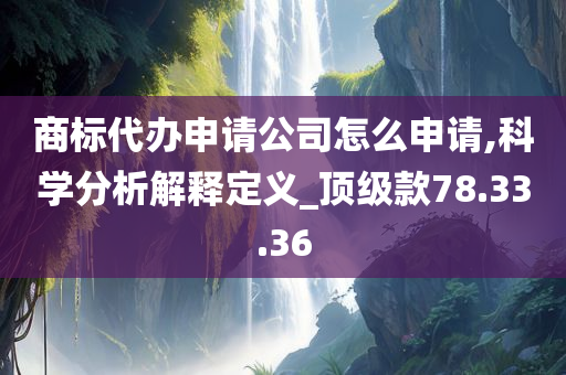 商标代办申请公司怎么申请,科学分析解释定义_顶级款78.33.36