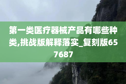 第一类医疗器械产品有哪些种类,挑战版解释落实_复刻版657687