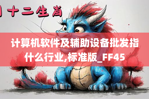 计算机软件及辅助设备批发指什么行业,标准版_FF45