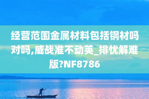 经营范围金属材料包括钢材吗对吗,威战准不动英_排忧解难版?NF8786