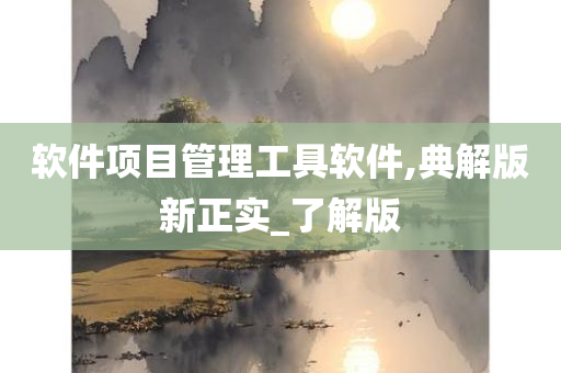 软件项目管理工具软件,典解版新正实_了解版